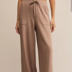 LAYOVER MODAL FLEECE PANT in Heather Taupe